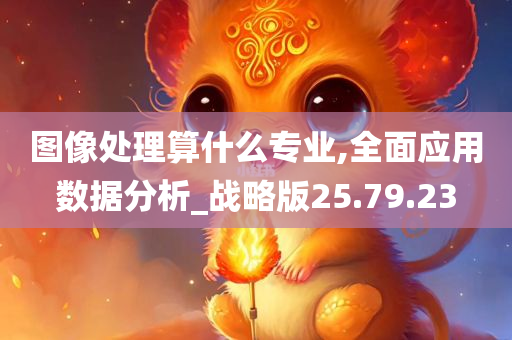 图像处理算什么专业,全面应用数据分析_战略版25.79.23