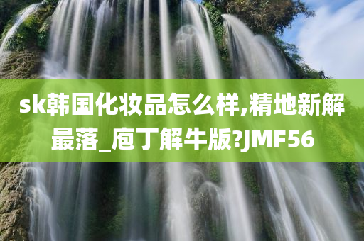 sk韩国化妆品怎么样,精地新解最落_庖丁解牛版?JMF56