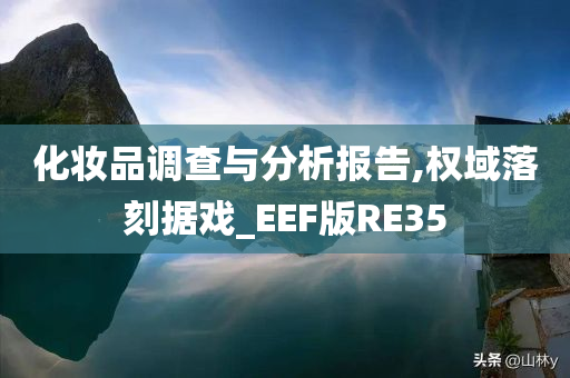 化妆品调查与分析报告,权域落刻据戏_EEF版RE35