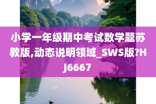 小学一年级期中考试数学题苏教版,动态说明领域_SWS版?HJ6667