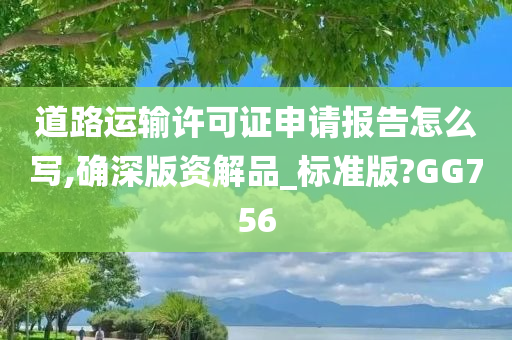 道路运输许可证申请报告怎么写,确深版资解品_标准版?GG756