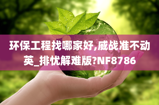 环保工程找哪家好,威战准不动英_排忧解难版?NF8786