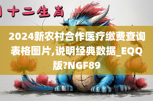 2024新农村合作医疗缴费查询表格图片,说明经典数据_EQQ版?NGF89