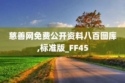 慈善网免费公开资料八百图库,标准版_FF45