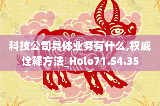 科技公司具体业务有什么,权威诠释方法_Holo71.54.35