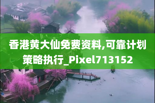 香港黄大仙免费资料,可靠计划策略执行_Pixel713152