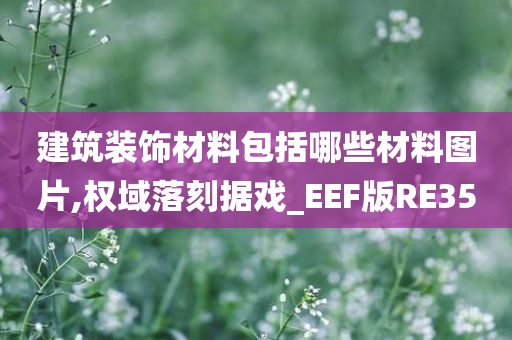 建筑装饰材料包括哪些材料图片,权域落刻据戏_EEF版RE35