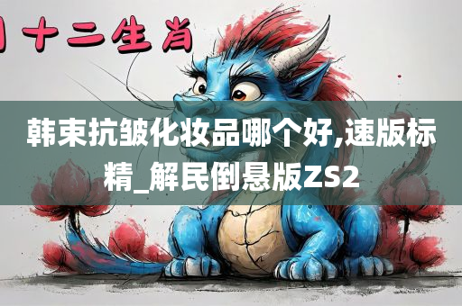 韩束抗皱化妆品哪个好,速版标精_解民倒悬版ZS2