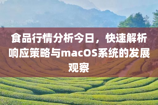 食品行情分析今日，快速解析响应策略与macOS系统的发展观察