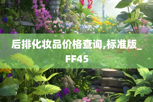 后排化妆品价格查询,标准版_FF45