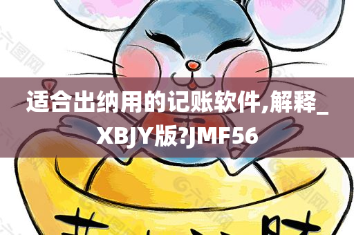 适合出纳用的记账软件,解释_XBJY版?JMF56