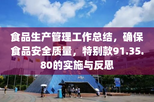 食品生产管理工作总结，确保食品安全质量，特别款91.35.80的实施与反思