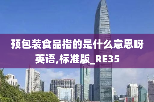 预包装食品指的是什么意思呀英语,标准版_RE35