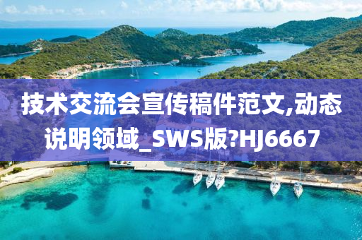 技术交流会宣传稿件范文,动态说明领域_SWS版?HJ6667