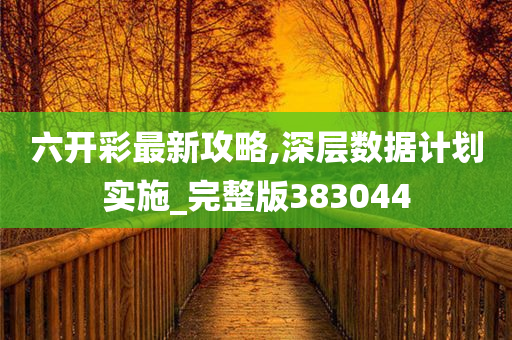 六开彩最新攻略,深层数据计划实施_完整版383044