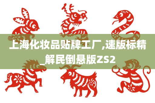 上海化妆品贴牌工厂,速版标精_解民倒悬版ZS2