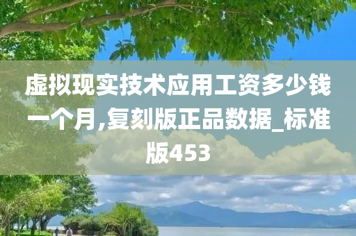 虚拟现实技术应用工资多少钱一个月,复刻版正品数据_标准版453