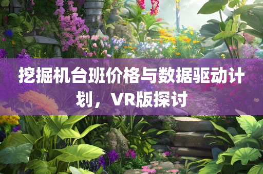 挖掘机台班价格与数据驱动计划，VR版探讨