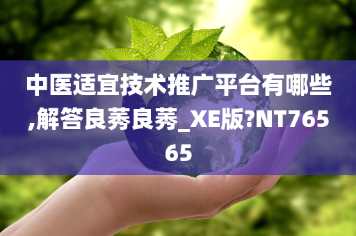 中医适宜技术推广平台有哪些,解答良莠良莠_XE版?NT76565