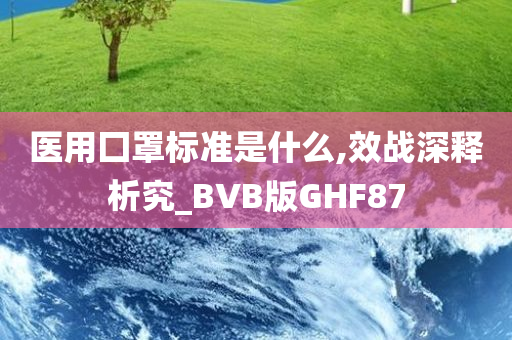 医用囗罩标准是什么,效战深释析究_BVB版GHF87