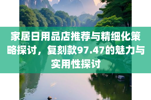 家居日用品店推荐与精细化策略探讨，复刻款97.47的魅力与实用性探讨