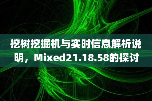 挖树挖掘机与实时信息解析说明，Mixed21.18.58的探讨